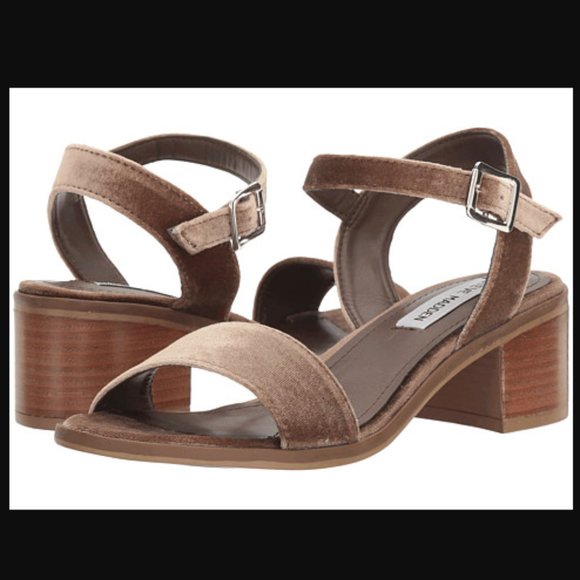 Steve Madden Shoes - Steve Madden Rondi Velvet Sandals